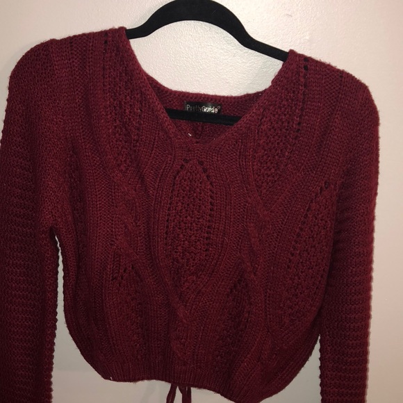 🥀 Red knit Sweater 🥀 - Picture 2 of 5